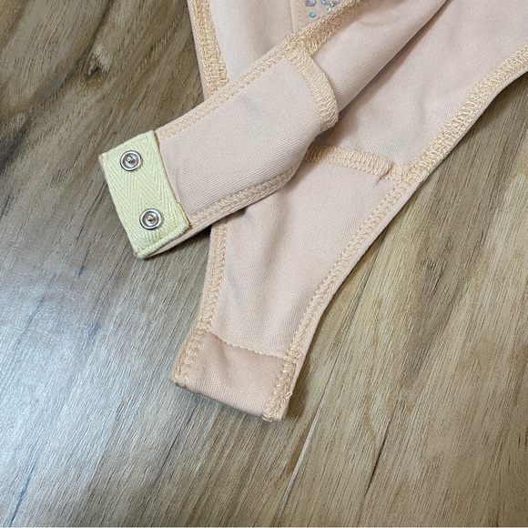 Light pink bejeweled bodysuit medium F21 - Picture 5 of 6